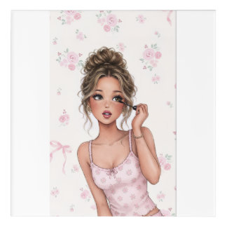 Chic Paris Pink Ballet Girly Wall Art Set