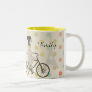 Chic Paris Two-Tone Coffee Mug