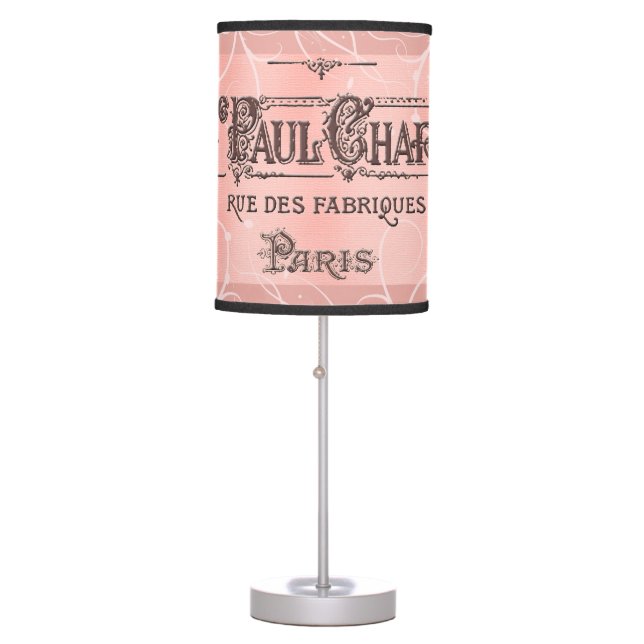 Chic Parisian Table Lamp (Front)
