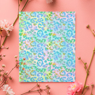 Chic Pastel Leopard Pattern Envelope Mailers