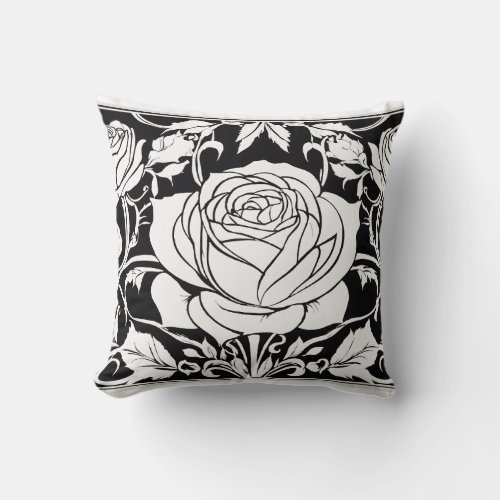 Chic Patterned Decorative Throw Pillow Throw Pillow