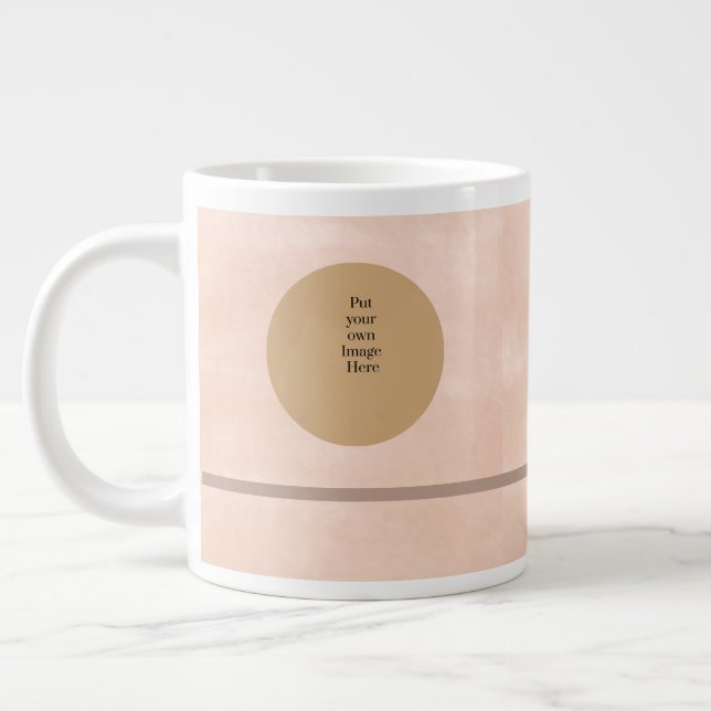Chic Peach Fuzz Mug (Left)