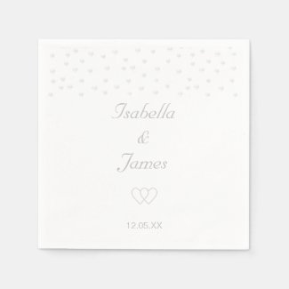 Chic Pearls on White Wedding