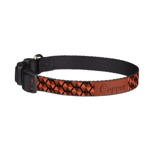 Chic Personalized Monogrammed Dog Mum Puppy Pet Collar