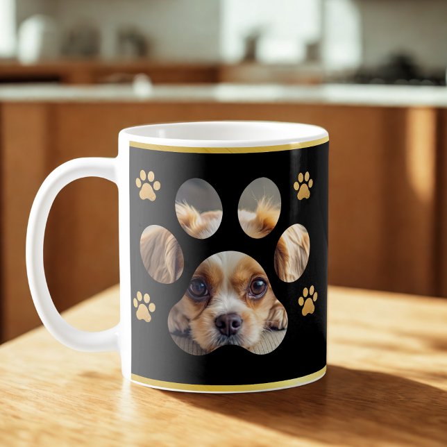Chic Personalized Pet Photo Dog  Coffee Mug (Creator Uploaded)