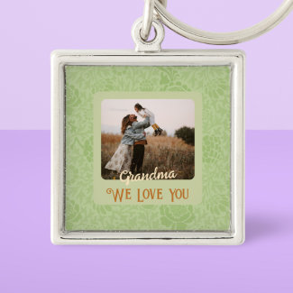 Chic Personalized Photo Text Grandma Gift