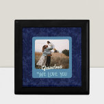 Chic Personalized Photo Text Grandmother Present Gift Box<br><div class="desc">Create a truly personalized and unique gift with our Chic Personalized Photo Text Gift Box! With the ability to customize the front of the box with your photo and text, you can make your gift stand out from the rest. Perfect for any occasion, our gift boxes are great for birthdays,...</div>