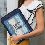Chic Personalized Photo Text Mothers' Day Gift Laptop Sleeve<br><div class="desc">Personalize your laptop sleeve with the "Chic Personalized Photo Text" design! It can be customized with your favorite photo and text. Protect your laptop in style with this unique, unique sleeve that reflects your personality and style. Whether you want to add a photo of your loved ones, your favorite pet,...</div>