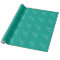 Chic personalized turquoise wedding wrappingpaper