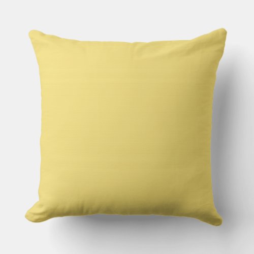 CHIC PILLOW_PRETTY BUTTER YELLOW SOLID THROW PILLOW