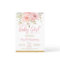 Chic Pink Blush Floral Sweet Baby Shower Girl