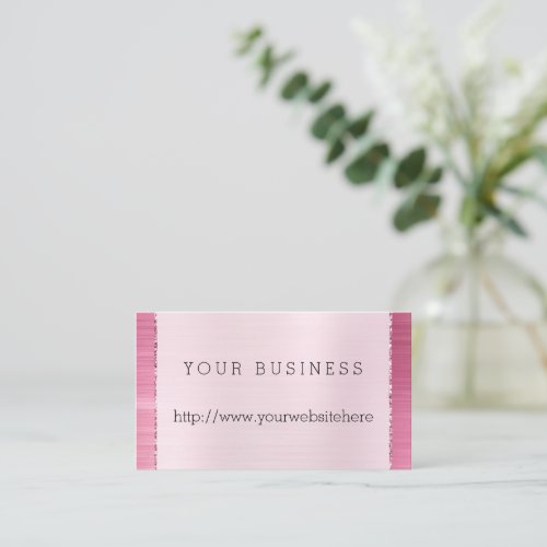 Chic Pink Business Card