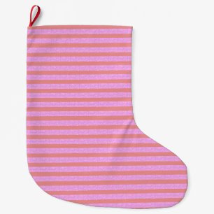 Chic Pink Christmas Stocking