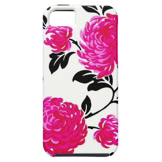 Chic Pink Damask Case-Mate iPhone Case (Back)