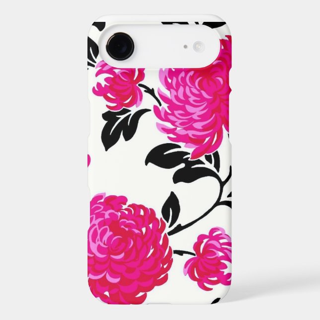 Chic Pink Damask Case-Mate iPhone Case (Back)