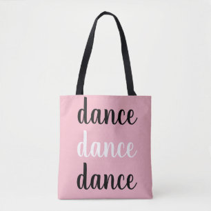 Chic Pink Dance Tote Bag
