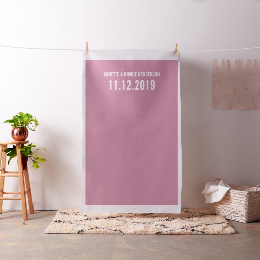 Chic Pink Diy Wedding Photo Booth Backdrop