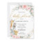 Chic Pink Floral Jungle Animals Baby Shower Girl