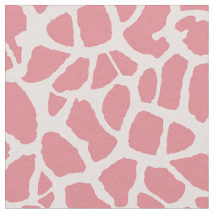Pink Animal Print Fabric Zazzle Chic Pink Giraffe Print Y Animal Pattern Fabric