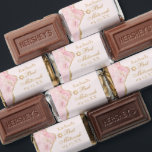 Chic Pink Gold Agate Bat Mitzvah Party Custom Hershey's Miniatures<br><div class="desc">Chic pink and gold agate decorates the side of these beautiful,  girly Bat Mitzvah party Hershey's Miniatures. Your daughter's name is written in beautiful formal script under the Star of David. Pretty candy favors for a modern Jewish family celebrating a girl being called to the Torah.</div>