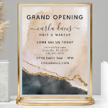 Chic Pink & Gold Watercolor Salon Grand Opening Flyer<br><div class="desc">Announce your salon's grand opening in style with this chic flyer. Featuring a trendy watercolor design in pink,  black,  and gold,  it exudes elegance and sophistication. Easily customizable with your salon's details,  this flyer will attract attention and leave a lasting impression.</div>
