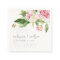 CHIC PINK GREEN PEONY FLORAL LOVE THANKS WEDDING