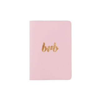 Chic Pink I'm Outta Here Passport Holder