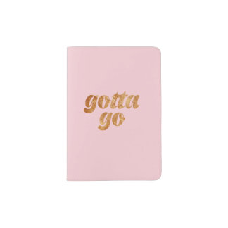 Chic Pink I'm Outta Here Passport Holder