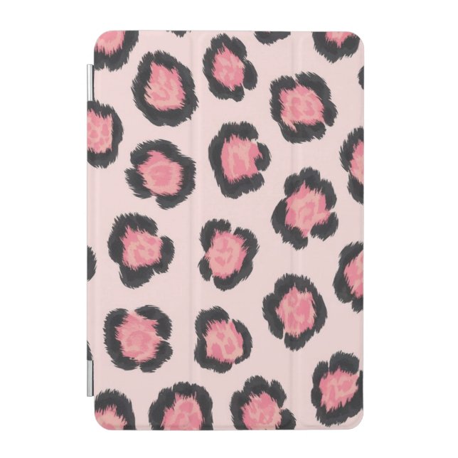 Chic Pink Leopard Print  iPad Mini Cover (Front)