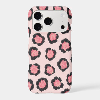 Chic Pink Leopard Print iPhone 17 Pro Case