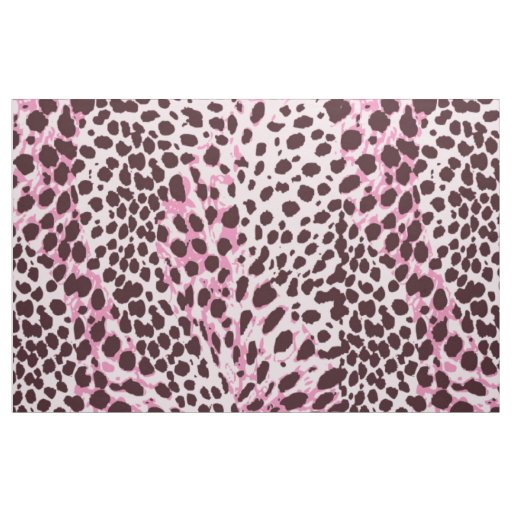 Wall Mural Pink / purple leopard animal print fur pattern - fabric