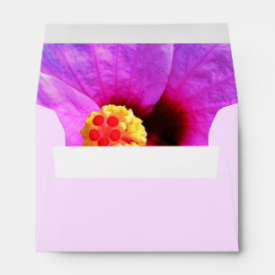 Chic Pink Nature Flower Blossom Background Envelope