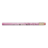 Chic Pink Paris Eiffel Tower Fashion Pencil (Rotated 270)