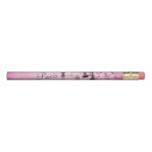 Chic Pink Paris Eiffel Tower Fashion Pencil (Front)
