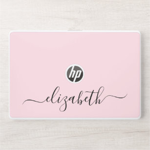 Chic Pink Personalized HP Laptop Skin
