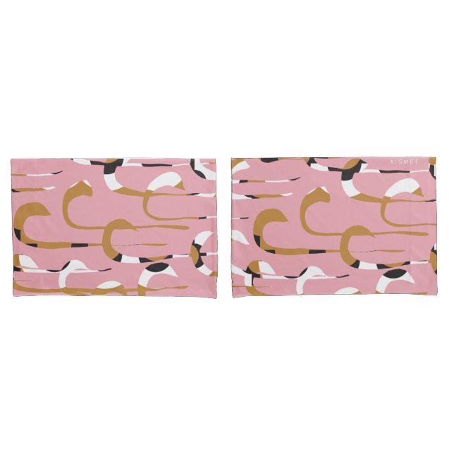 chic pink pillow case (Front-Set)