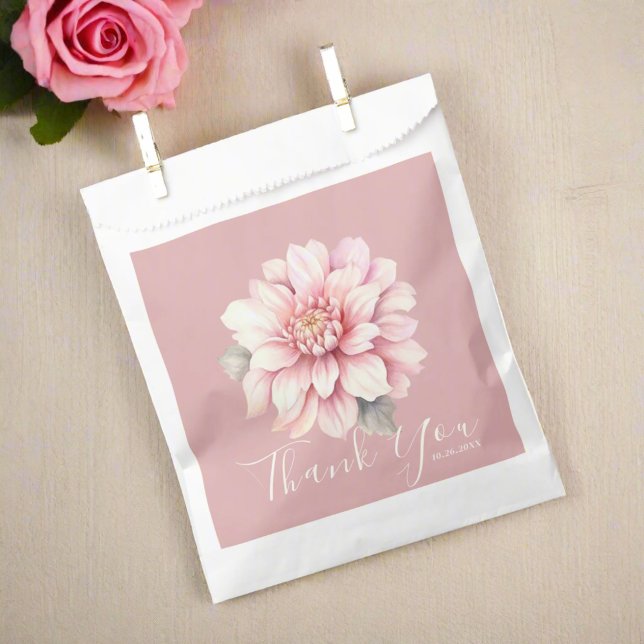 Chic Pink Rose  Favor Bag (Creator Uploaded)