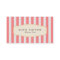 Chic Pink Stripes Business Cards