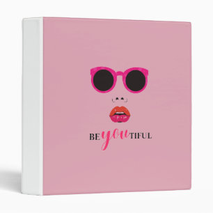 Chic pink‑tone design with grace 3 ring binder