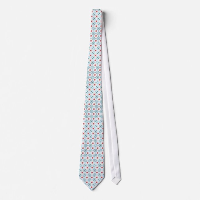Chic Pink Water Lilies and Dragonflies Necktie (Front)