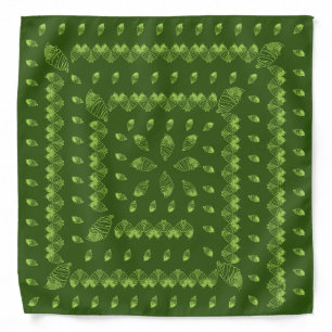 Chic Pistachio Ice Cream Cones Spiral Bandana