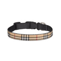 Chic Plaid Warm Tan Base White Black Brown Tartan