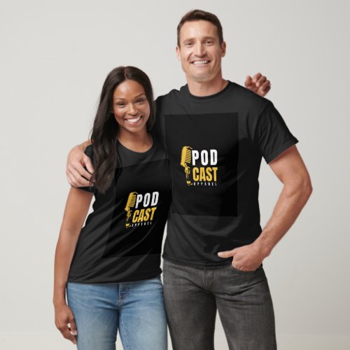 Chic Podcast Apparel Elevate Your Style T_Shirt