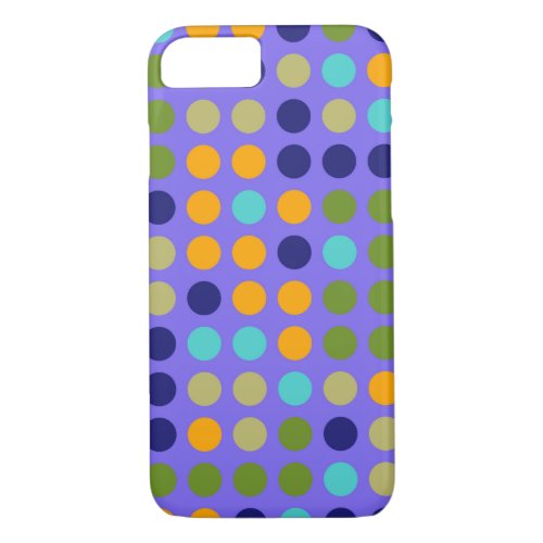 Chic Polka Dot Mosaic Pattern 2 iPhone 87 Case