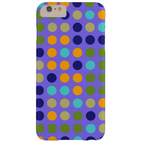 Chic Polka Dot Mosaic Pattern 2 Barely There iPhone 6 Plus Case