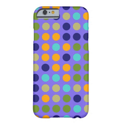 Chic Polka Dot Mosaic Pattern 2 Barely There iPhone 6 Case