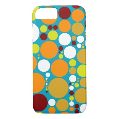 Chic Polka Dot Mosaic Pattern 3 iPhone 87 Case