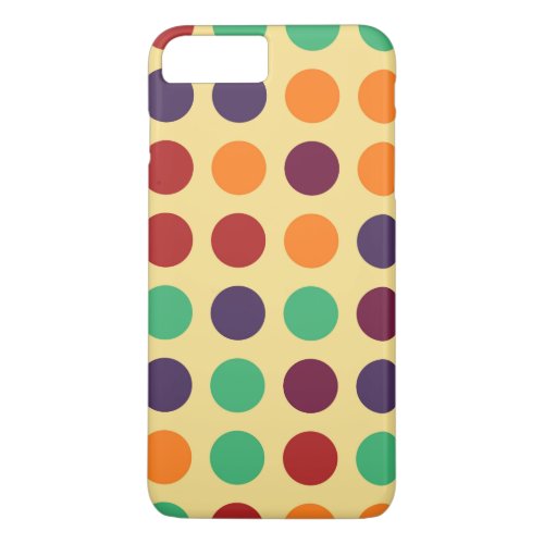 Chic Polka Dot Mosaic Pattern 4 iPhone 8 Plus7 Plus Case