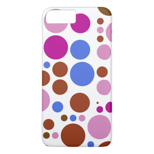 Chic Polka Dot Mosaic Pattern iPhone 8 Plus7 Plus Case