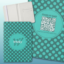 Chic Polka Dots Theme Smart Dynamic QR Code